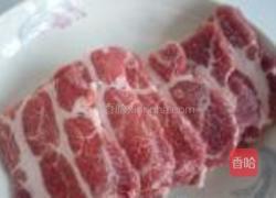 煎梅花肉的做法图解1