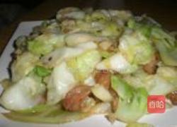 干锅包菜的做法图解4