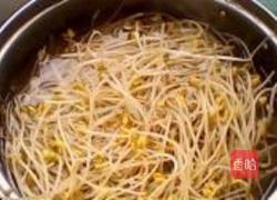 黄豆芽炒木耳的做法图解5