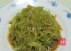 凉拌莴苣丝的做法图解9