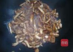 青椒香干炒肉的做法图解5