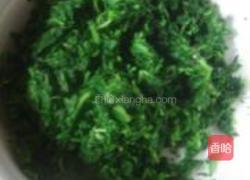 荠菜团子的做法图解4