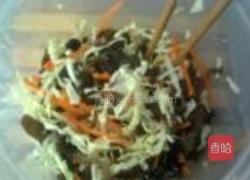 凉拌木耳菜心的做法图解5