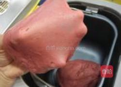 红曲蜜枣面包的做法图解3