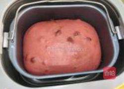 红曲蜜枣面包的做法图解5