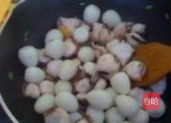 鱿鱼烧鹌鹑蛋的做法图解4
