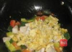 杂蔬蛋炒杏鲍菇的做法图解7