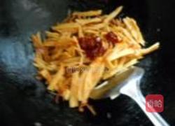 豆瓣腐竹鱿鱼丝的做法图解7