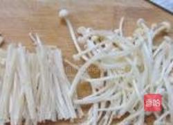 金针菇蒸娃娃菜的做法图解6