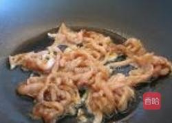 黑椒鸡丝炒红椒的做法图解3