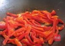 黑椒鸡丝炒红椒的做法图解5