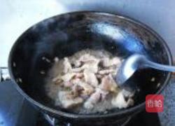 五花肉烧扁豆的做法图解6