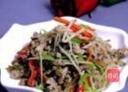 香椿鸡蛋炒三丝的做法图解7