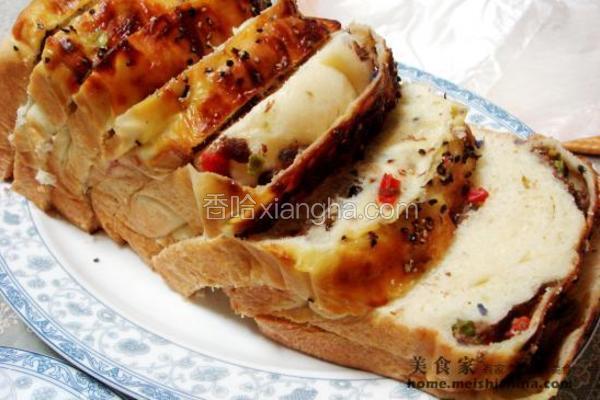 牛肉蔬菜面包