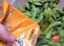 香糟毛豆菊花肫的做法图解4