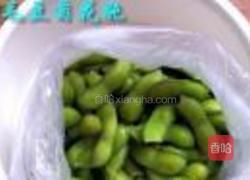香糟毛豆菊花肫的做法图解5