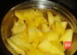 菠萝白菜炒肉的做法图解4