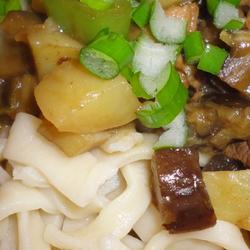 茄子肉丁打卤面的做法[图]