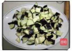茄子肉丁打卤面的做法图解4