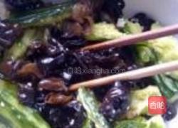 黄瓜拌黑木耳的做法图解6