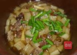 白萝卜炖牛筋的做法图解14