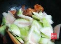 西瓜皮炒五花肉的做法图解6