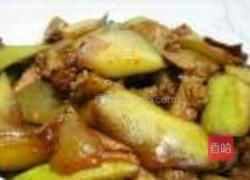 西瓜皮炒五花肉的做法图解9