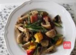 口蘑烩芦笋的做法图解9