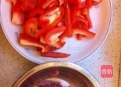 甜椒肉丝的做法图解1