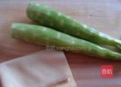 凉拌莴苣百叶丝的做法图解1