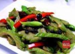 干煸苦瓜的做法图解12