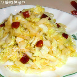 酸辣包菜丝的做法[图]