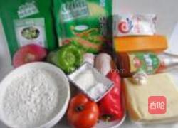 黄金饼底鸡腿披萨的做法图解1