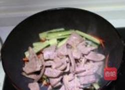 黄瓜爆炒猪肝的做法图解6