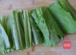 豆豉鲮鱼油麦菜的做法图解2