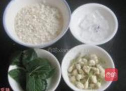 茉莉花薄荷糯米粥的做法图解1