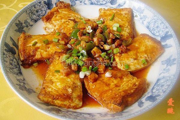 茄汁扒豆腐