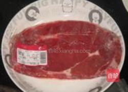 西冷牛肉扒芥蓝的做法图解3