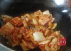 白菜年糕烩排骨的做法图解8