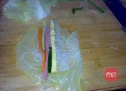 什锦粉丝包菜卷的做法图解6