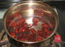 桂花红枣糯米粥的做法图解3