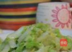 姜炒山东大白菜的做法图解3