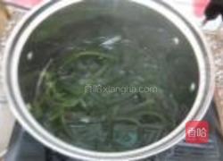 海带炒肉丝的做法图解2