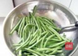 蒜蓉四季豆的做法图解2