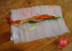 五彩菜包裹的做法图解8
