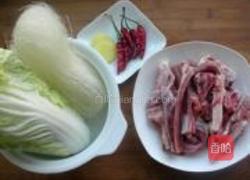 羊排白菜粉丝汤的做法图解1