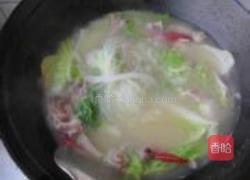 羊排白菜粉丝汤的做法图解10