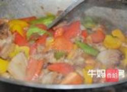 五彩肉的做法图解8