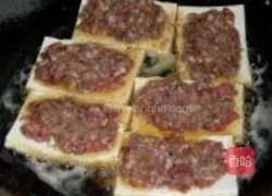 牛肉煎豆腐的做法图解3