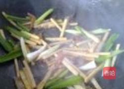 腊肉炒冬笋的做法图解8